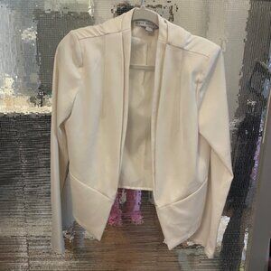 White Tailored Cropped Blazer